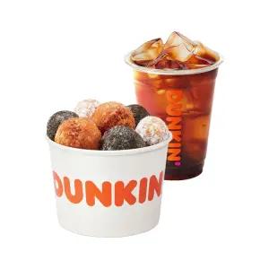 [던킨] 아메리카노(S)+먼치킨 10개입