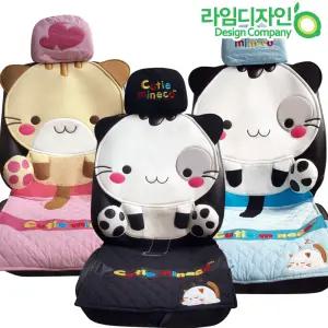 [11ST MD추전] 캐릭터 사계절 자동차시트커버 모음 /  미네코  캐릭터용품  카시트  패션시트 차박 캠핑 뒷좌석 평탄화 자동차용품