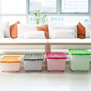 [SC리빙클럽 ]단단한 국산정품 리빙박스 기본구성 30/38/45/58L선택형 수납장 공간박스 옷정리