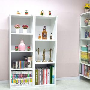 드림퍼니처 심플1200 깊이30cm 3단 책장 4단 공간박스 피규어 진열장 장식장 책꽂이 틈새장 다용도 수납장 소품장