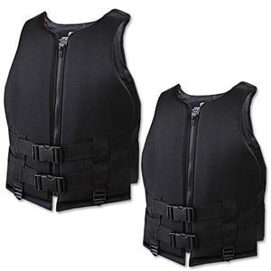 국산 검정 구명조끼 1+1 온가족형 부력보조복 라이프자켓