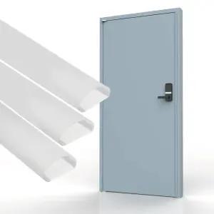 문풍지 문틈막이 현관문 고무패킹 틈새막이 우풍차단 소음 차단 D대형세트 2.4m 3개입