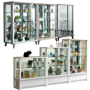 모드니가구 강화유리 장식장 거실장 진열장 정리장 수납장 피규어 레고 주방 와인진열장 수석장