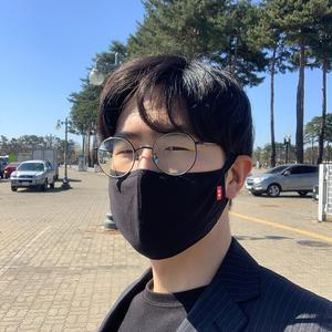 방한마스크/3D 입체 검정마스크