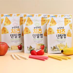 치즈덴탈껌 300g 3종 3개묶음 세트 딸기 사과 바나나 포켄스 오래 먹을 수 있는 강아지껌