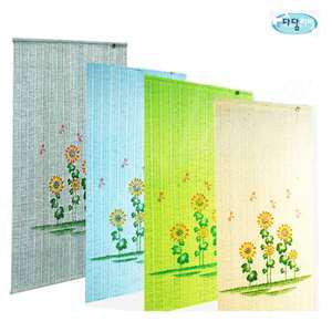 해바라기자동문발카키/베이지/그린/블루/중/대 창문발