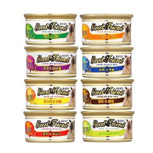 굿프랜드 고양이캔 콤보 85g x24개 (1박스) 고양이간식