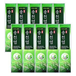 메디안 소금 잇몸 송천염 치약 120g x 10개
