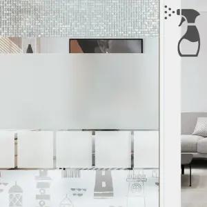 창문필름 5M 안개 썬팅지 인테리어 반투명 유리창 문