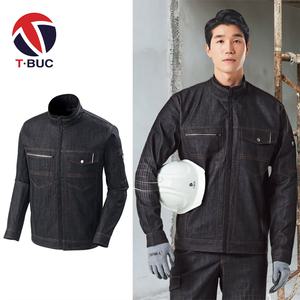 티뷰크 상의 TB-1016J 청작업복 단체복 자켓 점퍼