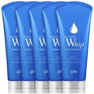 C2Y 퓨어 아쿠아 휩 클렌징 폼 120ml X 5개 대용량 다구성 특가