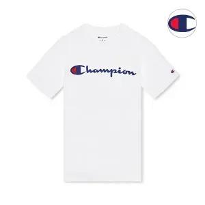 챔피온 클래식 그래픽 남자 여성 져지 반팔티셔츠 화이트 GT23HY06794-045