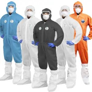 나노가드 PP일회용작업복 원피스 투피스 방역복 방진복 보호복 부직포작업복 위생복 가운 농장 분진