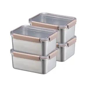 [4P]  스텐 모듈러 직사각 2.8L 4개 구성