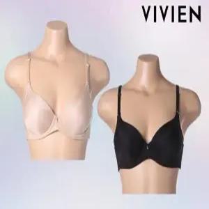 [모다아울렛][비비안]윗가슴이 뜨지않는 볼륨패드 몰드브래지어_YS