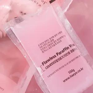파라핀왁스 플로리스 미니 100g 피치 20팩 손발애 간편한사용 리필왁스 안전한 사