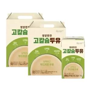 대상웰라이프 뉴케어 영양한잔 고칼슘 두유 식이섬유 비타민D 150ml x 48팩