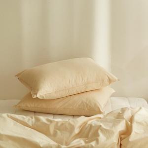 데코뷰 사각사각 알러지케어 호텔 베개커버 옐로우 SS, 1개