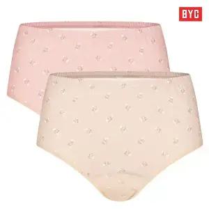 BYC 여성용 더안심 순면 요실금팬티 2매입 / 흡수패드강화 대용량 샘방지 안심팬티