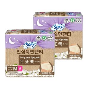 소피 안심숙면팬티 입는오버나이트 입는생리대 무표백 M 4Px2개