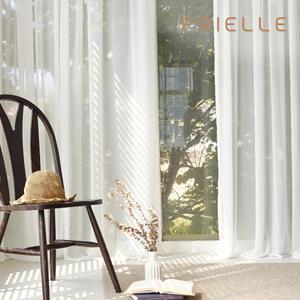 [쁘리엘르] 모즈 나비주름 쉬폰커튼 225X230