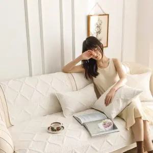 한빛카페트 로잔 와이드 순면 워싱 소파패드 7colors 5size