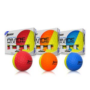 [던롭코리아 정품] 스릭슨 Q-STAR 반반볼 3피스 12개입 로고볼무료인쇄 GF