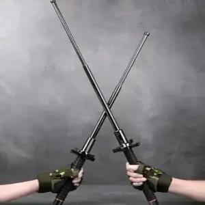 유텍터 확장형 1m 코등이형 손잡이 휴대용 삼단봉 3단봉 호신용 진압봉 무기 호신봉 호신용품