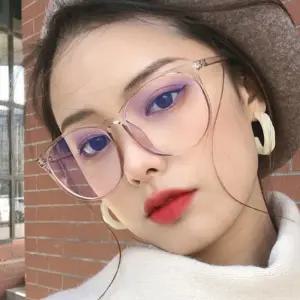 데일리 투명 뿔테 4color 남녀공용 안경테 도수 없는 투명안경 가벼운안경