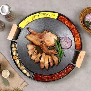 [텐바이텐]슈퍼팬 멀티 원형 IH 인덕션 그리들팬 42cm + 전용가방