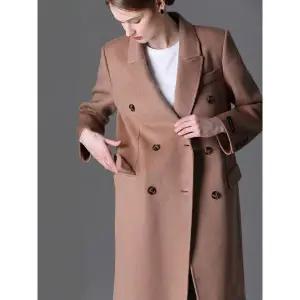 [하프클럽/모리모리스]모던시크 핸드메이드 더블버튼 울코트 (택가격 398000원)