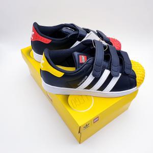 [아디다스코리아 정품] adidas SUPERSTAR CF C (키즈/주니어 슈퍼스타 레고 콜라보) GX3383 (GV8883 / GV8880)