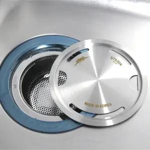 국내생산 STS304 올스텐 씽크대 배수구 커버 덮개 거름망 SET