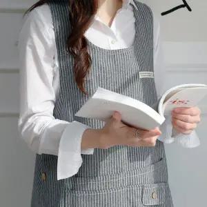 [한스갤러리] 어린이집 앞치마 유치원 선생님 보육 교사 원피스 앞치마 XL