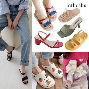 [인더슈 9900 특별가] 봄/여름샌들신상 ! 플랫슬리퍼 조리 로퍼 블로퍼 슬링백 펌프스 하이힐 슬리퍼  여성