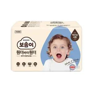 보솜이 원더바이원더 팬티형 기저귀 6단계 XXL 점보형 팬티 남아용 18매