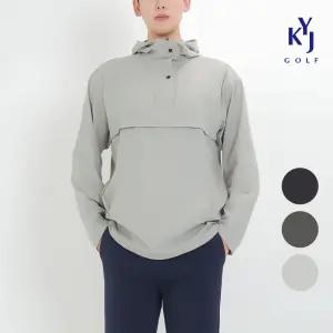 [김영주골프] 남성 후디 윈드컷 우븐 스판 골프 아노락 후드점퍼 KOSMJP01