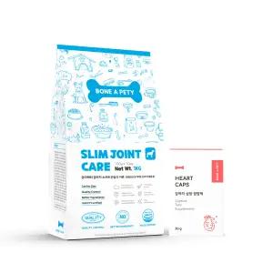 슬림앤조인트케어 사료 1KG+강아지 심장 영양제 하트캡스 60정