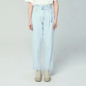 [하프클럽/버커루]여성 린넨 와이드 페이퍼백 L톤(B222DP804PZ)