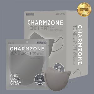 [공식판매처] 참존 톤업핏 컬러 마스크 소형 그레이 50매