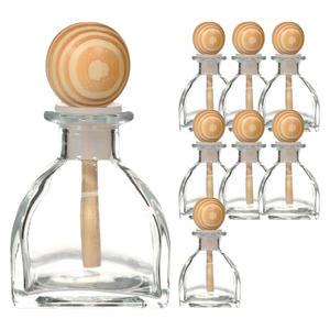 차량용 디퓨저 용기 우드볼 50ml 8개 공병 방향제 베이스