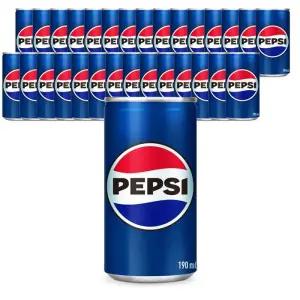 롯데 펩시콜라 190ml X 30캔 (1박스) 캔 탄산 음료 사이다