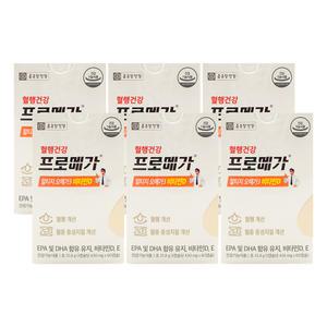종근당건강 프로메가 알티지 오메가3 비타민D 430mg x 60캡슐 x 6박스 /An