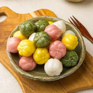 [칠성시장 궁중떡집] 말랑하고 쫀득한 사색 꿀떡 1kg