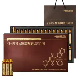 삼성제약 실크알부민 프리미엄 20ml x 30병/60병 쇼핑백 포함 마시는 알부민