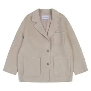 [코데즈컴바인](광주신세계) 루즈핏 투버튼 핸드메이드 코트 (CJD-HC506WA)