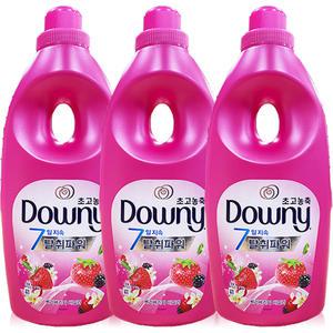 다우니 초고농축 탈취파워 섬유유연제 베리베리와 바닐라 본품 1L 3개