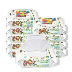 프리미엄 캡형 72매 10팩 70gsm 도톰한 엠보물티슈