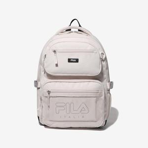 [백화점출고] 휠라 키즈 신학기 책가방 고학년 링크 투포켓 백팩 크림 남아 여아 아동 초등학생 초등 가방