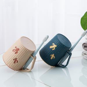 (무료배송) 칫솔꽂이 개인 위생 선인장 양치컵 거꾸로 칫솔컵/거꾸로양치컵